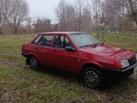 Красный ВАЗ 21099, объемом двигателя 1.6 л и пробегом 204 тыс. км за 1850 $, фото 1 на Automoto.ua