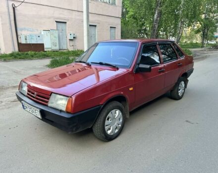 Красный ВАЗ 21099, объемом двигателя 1.6 л и пробегом 210 тыс. км за 1700 $, фото 1 на Automoto.ua