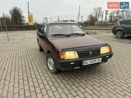 Красный ВАЗ 21099, объемом двигателя 1.6 л и пробегом 200 тыс. км за 1550 $, фото 1 на Automoto.ua