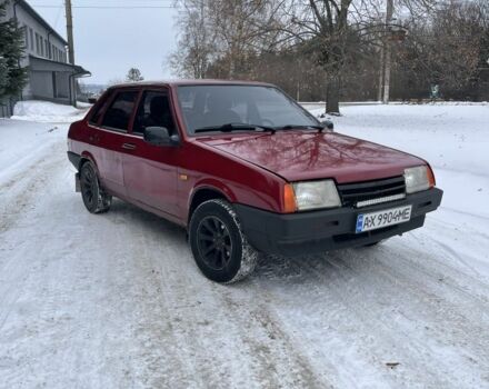 Красный ВАЗ 21099, объемом двигателя 1.6 л и пробегом 230 тыс. км за 1499 $, фото 1 на Automoto.ua