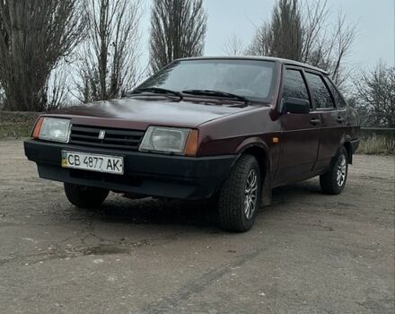 Красный ВАЗ 21099, объемом двигателя 1.6 л и пробегом 293 тыс. км за 1450 $, фото 1 на Automoto.ua