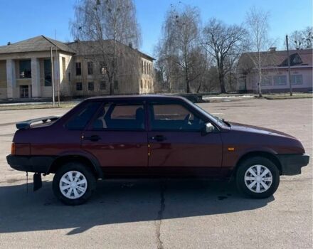 Красный ВАЗ 21099, объемом двигателя 1.5 л и пробегом 166 тыс. км за 1200 $, фото 1 на Automoto.ua