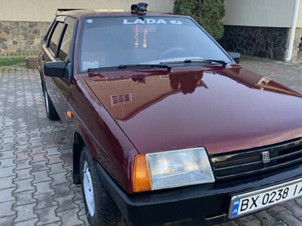 Красный ВАЗ 21099, объемом двигателя 1.6 л и пробегом 70 тыс. км за 2800 $, фото 1 на Automoto.ua