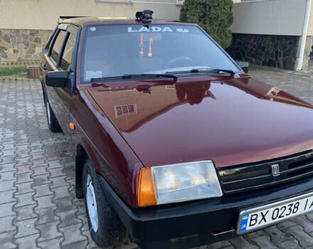 Красный ВАЗ 21099, объемом двигателя 1.6 л и пробегом 70 тыс. км за 2800 $, фото 1 на Automoto.ua