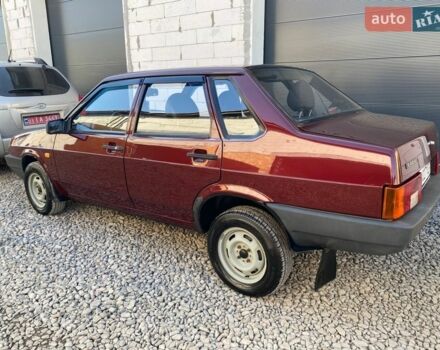 Красный ВАЗ 21099, объемом двигателя 1.6 л и пробегом 122 тыс. км за 3000 $, фото 1 на Automoto.ua