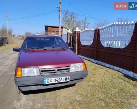 Красный ВАЗ 21099, объемом двигателя 1.6 л и пробегом 135 тыс. км за 1750 $, фото 1 на Automoto.ua