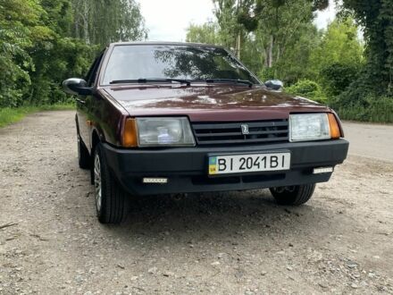 Красный ВАЗ 21099, объемом двигателя 1.6 л и пробегом 238 тыс. км за 1900 $, фото 1 на Automoto.ua