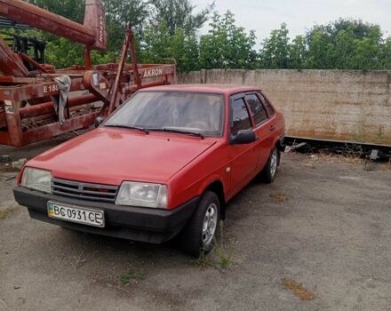 Красный ВАЗ 21099, объемом двигателя 1.6 л и пробегом 2 тыс. км за 1450 $, фото 1 на Automoto.ua