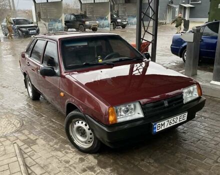 Красный ВАЗ 21099, объемом двигателя 1.6 л и пробегом 270 тыс. км за 2200 $, фото 1 на Automoto.ua