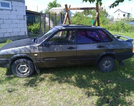 Серый ВАЗ 21099, объемом двигателя 1.5 л и пробегом 100 тыс. км за 900 $, фото 3 на Automoto.ua