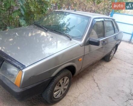 Серый ВАЗ 21099, объемом двигателя 1.3 л и пробегом 100 тыс. км за 1500 $, фото 2 на Automoto.ua