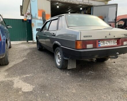 Серый ВАЗ 21099, объемом двигателя 1.5 л и пробегом 100 тыс. км за 1500 $, фото 3 на Automoto.ua