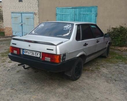 Серый ВАЗ 21099, объемом двигателя 1.6 л и пробегом 330 тыс. км за 919 $, фото 4 на Automoto.ua
