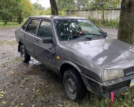 Серый ВАЗ 21099, объемом двигателя 1.5 л и пробегом 220 тыс. км за 750 $, фото 1 на Automoto.ua