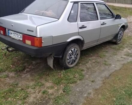 Серый ВАЗ 21099, объемом двигателя 1.5 л и пробегом 130 тыс. км за 1500 $, фото 4 на Automoto.ua