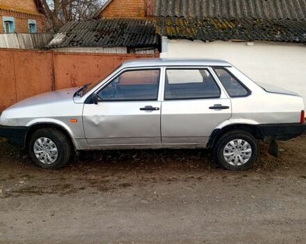 Серый ВАЗ 21099, объемом двигателя 1.5 л и пробегом 350 тыс. км за 1000 $, фото 2 на Automoto.ua