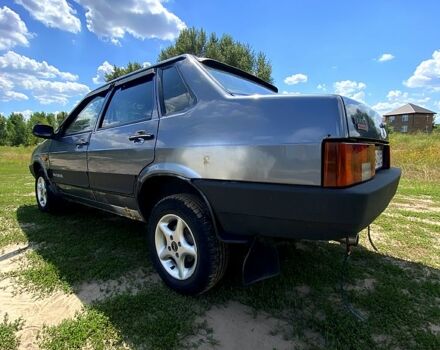 Серый ВАЗ 21099, объемом двигателя 1.5 л и пробегом 197 тыс. км за 1600 $, фото 1 на Automoto.ua