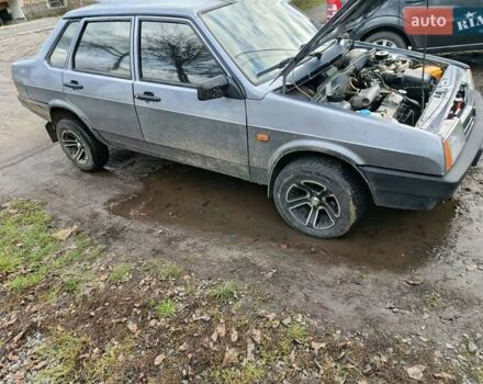 Серый ВАЗ 21099, объемом двигателя 1.5 л и пробегом 178 тыс. км за 1400 $, фото 1 на Automoto.ua