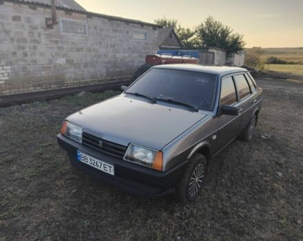 Серый ВАЗ 21099, объемом двигателя 1.5 л и пробегом 187 тыс. км за 2000 $, фото 1 на Automoto.ua