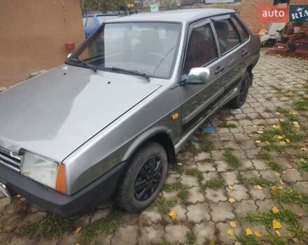 Серый ВАЗ 21099, объемом двигателя 1.6 л и пробегом 220 тыс. км за 1500 $, фото 1 на Automoto.ua