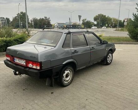 Серый ВАЗ 21099, объемом двигателя 1.6 л и пробегом 152 тыс. км за 1999 $, фото 2 на Automoto.ua