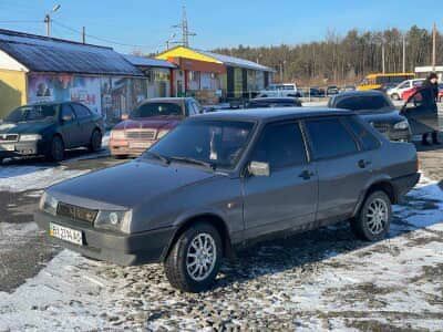 Серый ВАЗ 21099, объемом двигателя 1.5 л и пробегом 180 тыс. км за 1300 $, фото 4 на Automoto.ua