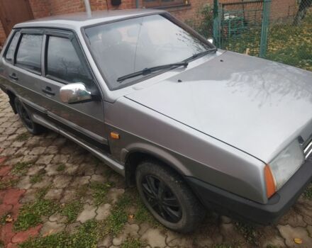 Серый ВАЗ 21099, объемом двигателя 1.6 л и пробегом 220 тыс. км за 1500 $, фото 4 на Automoto.ua