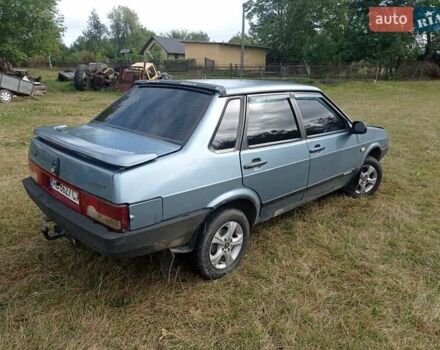 Серый ВАЗ 21099, объемом двигателя 1.6 л и пробегом 215 тыс. км за 1650 $, фото 5 на Automoto.ua