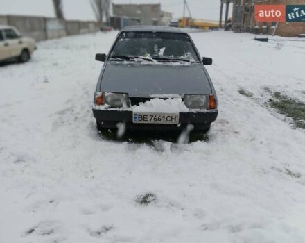 Серый ВАЗ 21099, объемом двигателя 1.6 л и пробегом 200 тыс. км за 2400 $, фото 1 на Automoto.ua