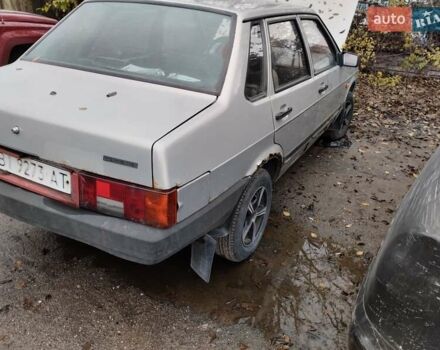 Серый ВАЗ 21099, объемом двигателя 1.6 л и пробегом 200 тыс. км за 1000 $, фото 4 на Automoto.ua
