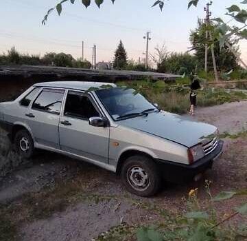 Серый ВАЗ 21099, объемом двигателя 1.5 л и пробегом 84 тыс. км за 2800 $, фото 1 на Automoto.ua