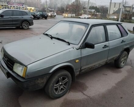 Серый ВАЗ 21099, объемом двигателя 1.3 л и пробегом 120 тыс. км за 1000 $, фото 1 на Automoto.ua