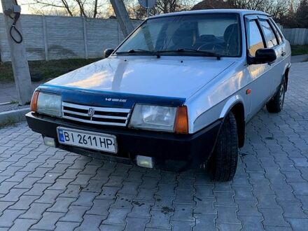 Сірий ВАЗ 21099, об'ємом двигуна 1.5 л та пробігом 200 тис. км за 1100 $, фото 1 на Automoto.ua