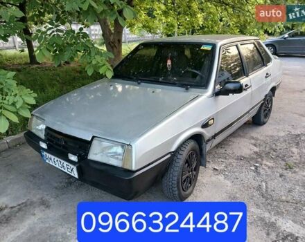 Серый ВАЗ 21099, объемом двигателя 1.6 л и пробегом 330 тыс. км за 919 $, фото 1 на Automoto.ua