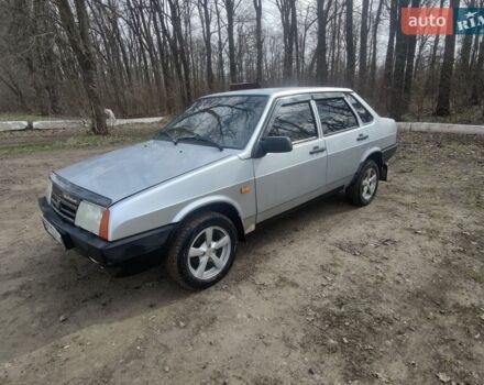 Серый ВАЗ 21099, объемом двигателя 1.5 л и пробегом 80 тыс. км за 1350 $, фото 1 на Automoto.ua