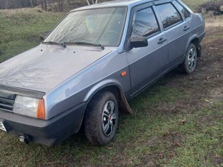 Серый ВАЗ 21099, объемом двигателя 1.5 л и пробегом 280 тыс. км за 2100 $, фото 1 на Automoto.ua