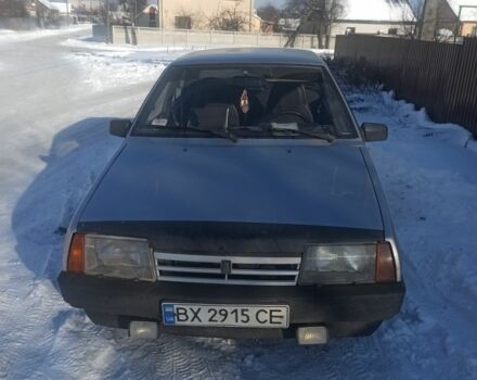 Сірий ВАЗ 21099, об'ємом двигуна 1.5 л та пробігом 666 тис. км за 1100 $, фото 1 на Automoto.ua