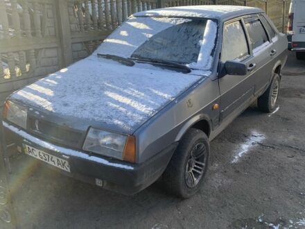 Серый ВАЗ 21099, объемом двигателя 1.6 л и пробегом 105 тыс. км за 500 $, фото 1 на Automoto.ua