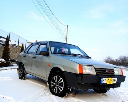 Серый ВАЗ 21099, объемом двигателя 1.6 л и пробегом 1470 тыс. км за 2200 $, фото 1 на Automoto.ua