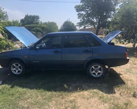 Синій ВАЗ 21099, об'ємом двигуна 1.5 л та пробігом 250 тис. км за 1600 $, фото 1 на Automoto.ua