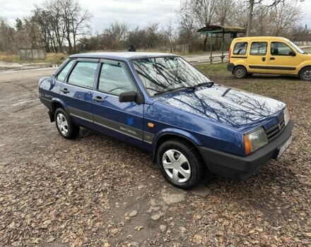 Синий ВАЗ 21099, объемом двигателя 1.6 л и пробегом 208 тыс. км за 2200 $, фото 1 на Automoto.ua