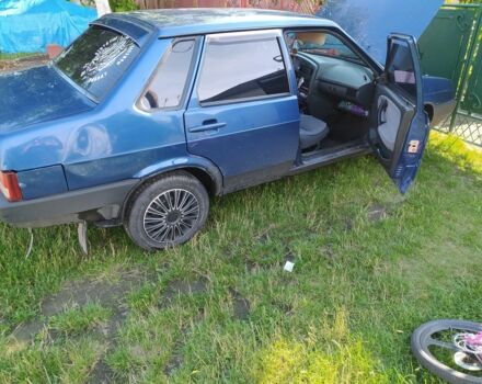 Синий ВАЗ 21099, объемом двигателя 1.6 л и пробегом 203 тыс. км за 1500 $, фото 1 на Automoto.ua