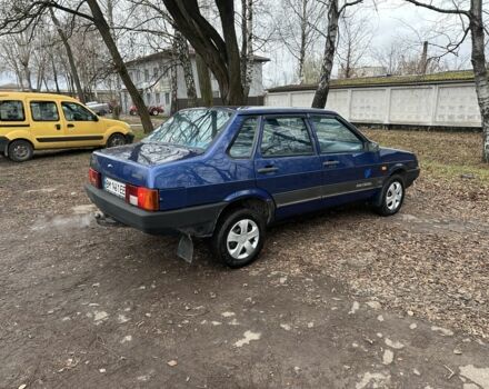 Синий ВАЗ 21099, объемом двигателя 1.6 л и пробегом 208 тыс. км за 2200 $, фото 3 на Automoto.ua