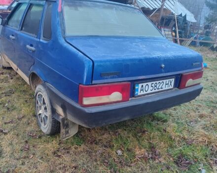 Синий ВАЗ 21099, объемом двигателя 1.5 л и пробегом 2 тыс. км за 600 $, фото 2 на Automoto.ua