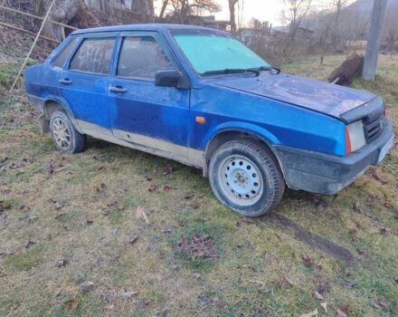 Синий ВАЗ 21099, объемом двигателя 1.5 л и пробегом 2 тыс. км за 600 $, фото 4 на Automoto.ua
