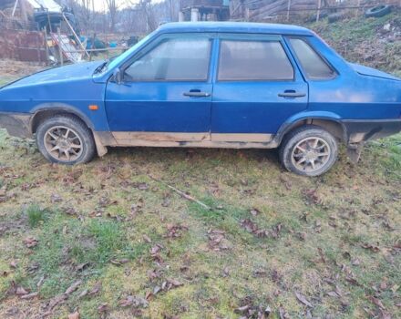 Синий ВАЗ 21099, объемом двигателя 1.5 л и пробегом 2 тыс. км за 600 $, фото 3 на Automoto.ua