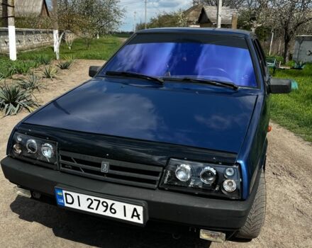 Синий ВАЗ 21099, объемом двигателя 1.6 л и пробегом 210 тыс. км за 2000 $, фото 1 на Automoto.ua
