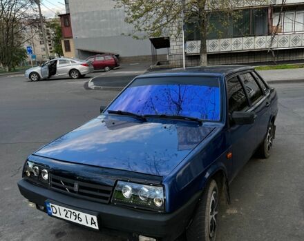 Синий ВАЗ 21099, объемом двигателя 1.6 л и пробегом 210 тыс. км за 2000 $, фото 3 на Automoto.ua