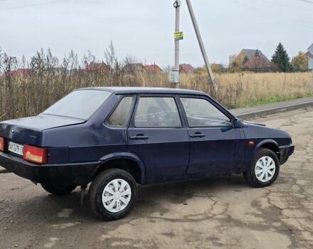 Синий ВАЗ 21099, объемом двигателя 1.5 л и пробегом 200 тыс. км за 650 $, фото 2 на Automoto.ua