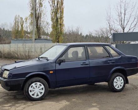 Синий ВАЗ 21099, объемом двигателя 1.5 л и пробегом 200 тыс. км за 650 $, фото 4 на Automoto.ua